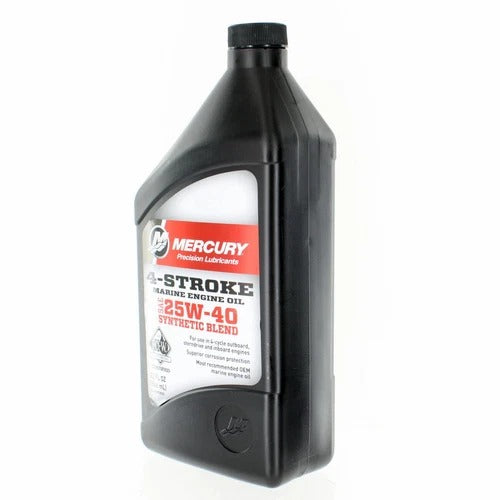 Aceite marino sintético 4-C SAE 25W-40 1 Qt 8M0078629 | Mercury