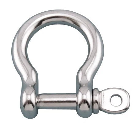 Grillete tipo lira con perno roscado de acero inoxidable 316 de 3/16" | Sea-Dog 147054-1