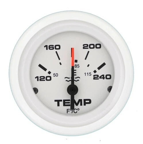 Indicador de temperatura de agua Arctic Blanco 120-240°F 2" 68376P | Sierra